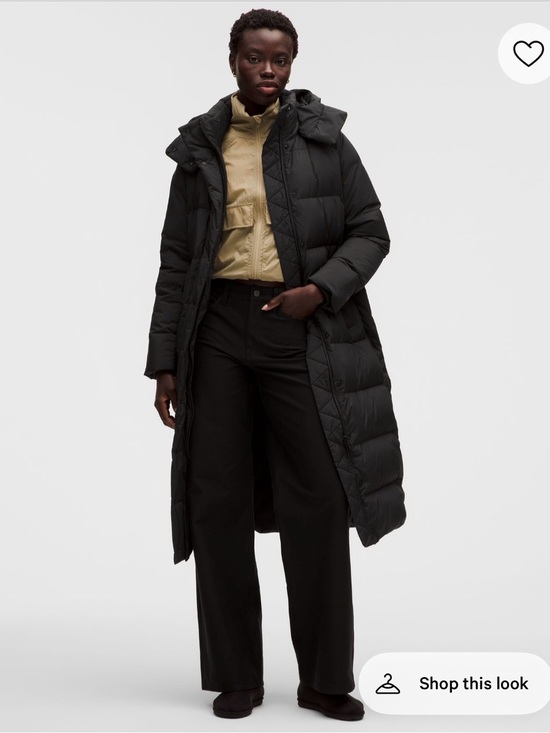 lululemon athletica Jackets & Blazers - lululemon athletica Women’s Black Long Hooded Puffer Coat